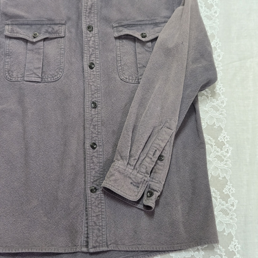 Guide Gear Chamois Gray Button-Up Shirt Mens Size Large - Picture 3 of 8